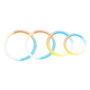 Stampo in silicone per la realizzazione di anelli in resina 90x8x8 mm x1