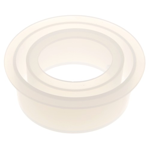 Stampo silicone per fare dei bracciali ovali in resina 62x51x32 mm x1