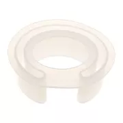 Stampo silicone per fare dei bracciali manchette ovali in resina60x48x32 mm x1