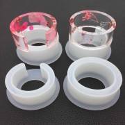 Stampo silicone per fare dei bracciali manchette ovali in resina 62x50x32 mm x1