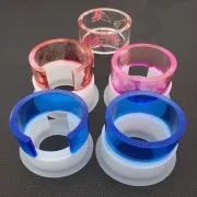 Stampo silicone per fare dei bracciali manchette ovali in resina 62x50x32 mm x1