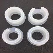 Stampo silicone per fare dei bracciali manchette ovali in resina 62x50x32 mm x1