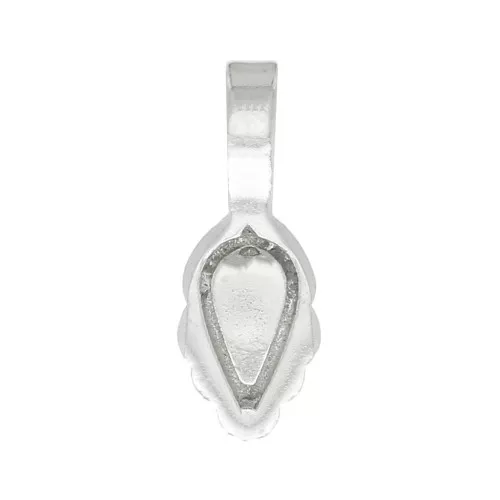 Gancio per pendente da incollare 14 mm Argento 925 x1