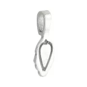 Gancio per pendente da incollare 14 mm Argento 925 x1