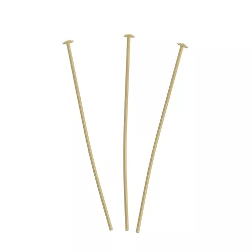 Chiodino testa piatta 19x0.35 mm - Gold filled x10