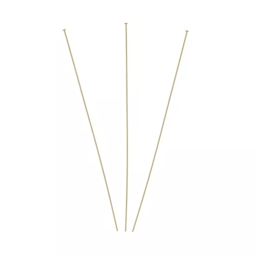 Chiodino testa piatta 63x0.35 mm - Gold filled x10