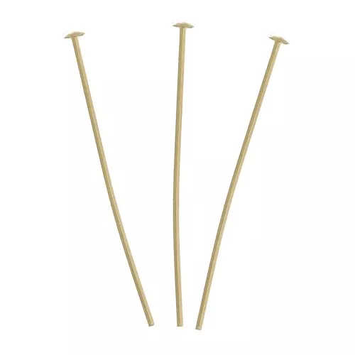 Chiodino testa piatta 19x0.45 mm - Gold filled x10