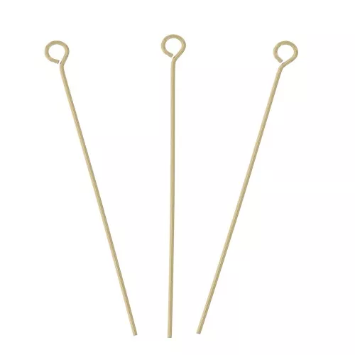 Chiodino occhiello 21x0.35 mm - Gold filled x10
