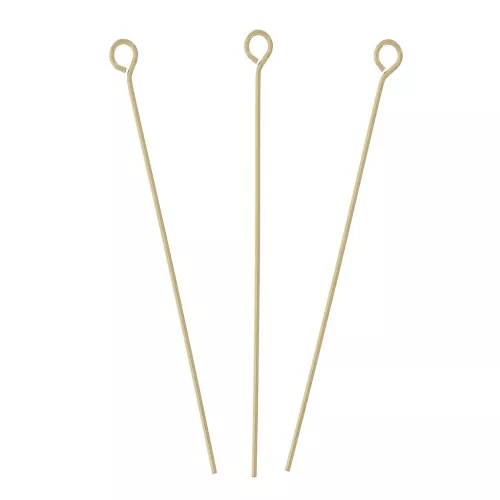 Chiodino occhiello 27x0.35 mm - Gold filled x10