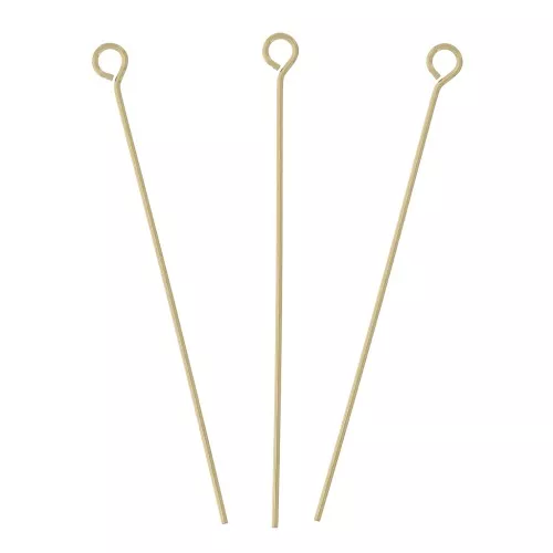 Chiodino occhiello 34x0.45 mm - Gold filled x10