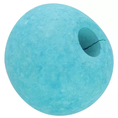 Perlina in ceramica mm. 15 Turchese mat