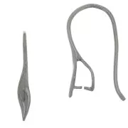 Monachelle con fermaciondolo mm.22 Argento 925 Rodio Nero x2