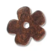 Fiore in ceramica mm. 25 Bruno mat