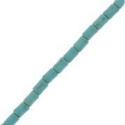 Perle tubi stile Heishi 4x6 mm imitazione Howlite - Turchese x36cm|raw }}