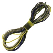 Filo nylon intrecciato 1 mm - Sfumato Verde - Blu scuro - Beige x2.90m|raw }}