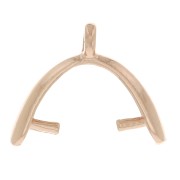 Gancio per pendente 12 mm Argento 925 Doré rose x1|raw }}