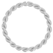 Puntinato attorcigliato mm. 26 Rhodié x1