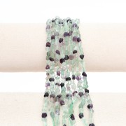 Perla a forma di pepita irregolare da 5 mm, imitazione fluorite, x 40 cm