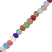 Rondelle piatte sfaccettate 2x1.5 mm - Multicolore x32cm|raw }}