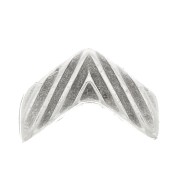 Cymbal - Connettore a perlina Chevron Beads 11x7 mm Avessalos Arg Vieilli x1|raw }}