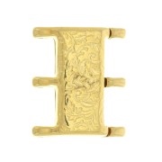 Cymbal Chiusura magnetica per Miyuki Delica 8/0 19x16 mm Nisid -Dorato con oro fino x1|raw }}