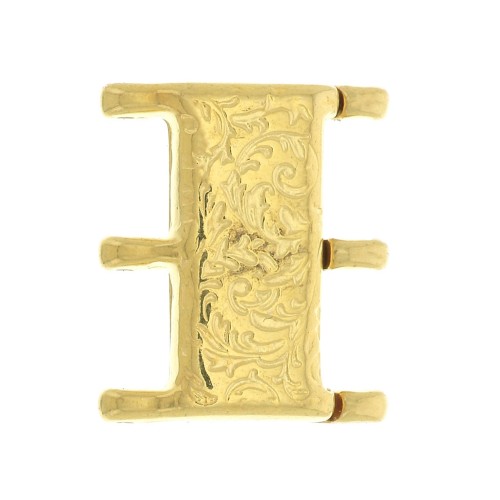 Cymbal Chiusura magnetica per Miyuki Delica 8/0 19x16 mm Nisid -Dorato con oro fino x1