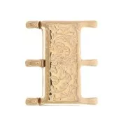 Cymbal Chiusura magnetica per Miyuki Delica 8/0 19x16 mm Nisid -Dorato rosa x1