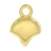 Cymbal - Terminale per Ginko Duo 10x7.5 mm Kastro Dorato con oro fino x1