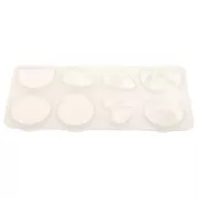 Stampo silicone per fare dei cabochon piatti e in rilievo in resina 17x8 cm x1