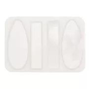 Stampo silicone per fare goccia e rettangolo piatto & rilievo in resina 10x7cm x1