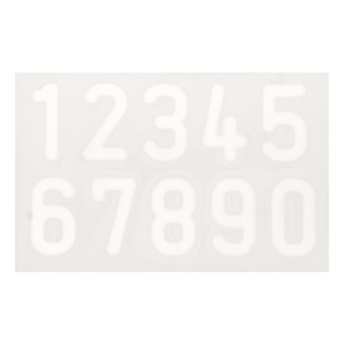 Stampo silicone per fare delle cifra in resina 8x5 cm x1