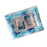 Stampo silicone per fare 3 cornici foto stile barocco 13x10 cm x1