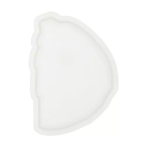 Stampo silicone per fare un mezzo cerchio irregolare 72x49 mm x1