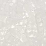 Perline in vetro QuadBow Bead 6x15 mm - Crystal x10|raw }}