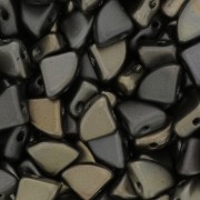 Perline in vetro PieDuo Bead 6x8 mm - Crystal Grey Rainbow x30|raw }}