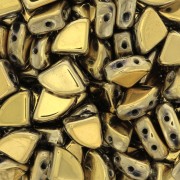 Perline in vetro PieDuo Bead 6x8 mm - Full Dorado x30|raw }}