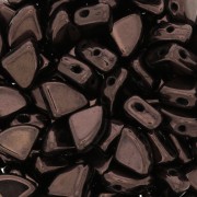 Perline in vetro PieDuo Bead 6x8 mm - Dark Bronze x30|raw }}