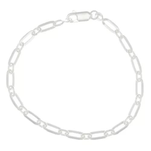Bracciale maglia rettangolo 4.2 mm - Argento 925 x18cm