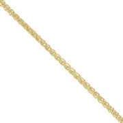 Catena maglia corda 4.3 mm - Placcato Oro 3 micron x20cm|raw }}