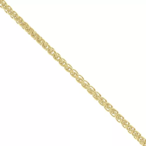 Catena maglia corda 4.3 mm - Placcato Oro 3 micron x20cm