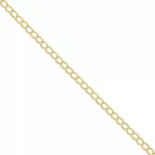 Catena maglia doppio rombo 3.4 mm - Placcato Oro 3 micron x20cm