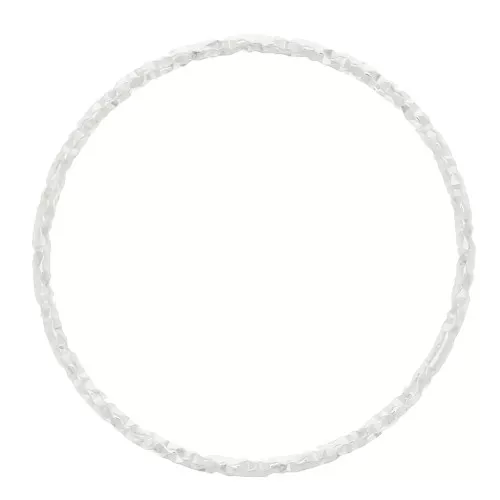 Anello di montaggio e tessitura tondo diamantato 20.5 mm - Argentato x1