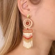 Anello di montaggio e tessitura tondo diamantato 20.5 mm - Argentato x1