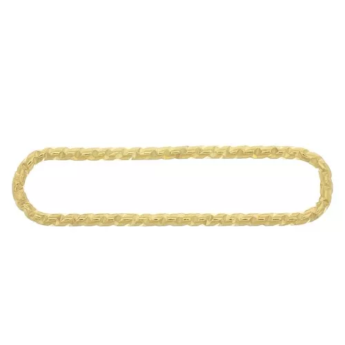 Anello di montaggio e tessitura arrotondato diamantato22x5mm Dorato con oro finox1
