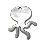Pendente polpo mm. 30 Placcatura Argento Antico x1|raw }}