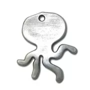 Pendente polpo mm. 30 Placcatura Argento Antico x1