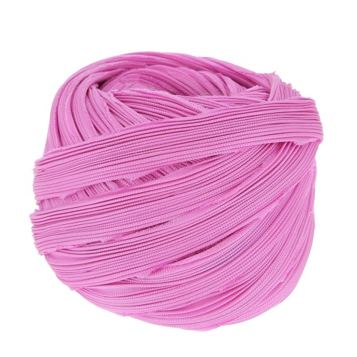 Nastro twill di seta Shibori Pink Solid x10cm