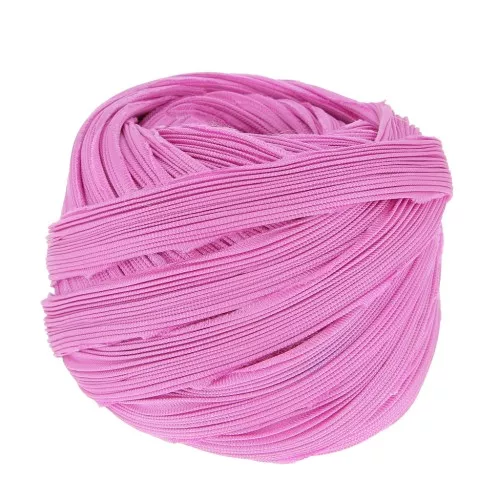Nastro twill di seta Shibori Pink Solid x10cm