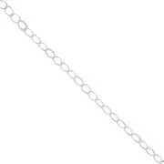 Catena maglia Forçat mm. 5 Argento 925 x cm.50