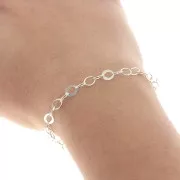 Catena maglia Forçat mm. 5 Argento 925 x cm.50